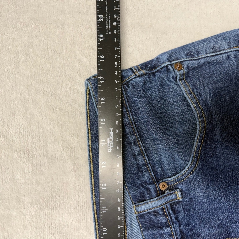 Levis 505 Regular Fit Denim Shorts Mens 36 Medium Wash Blue Jean 34505-2114 - Picture 4 of 7